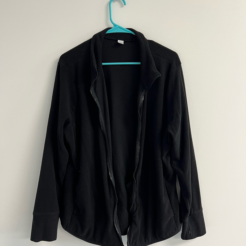 Old Navy Black Zip-Up Hoodie